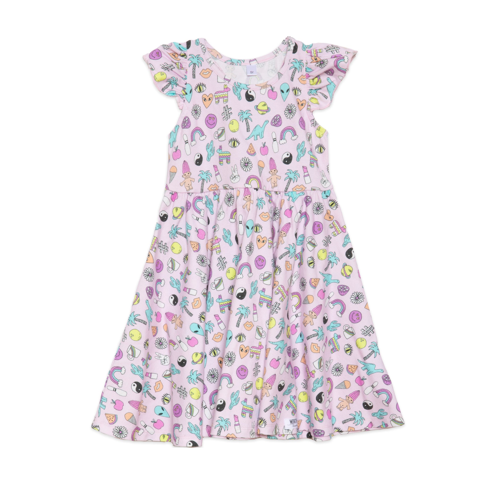 Racer Back Twirly Dress in 90s Toys (Copy)