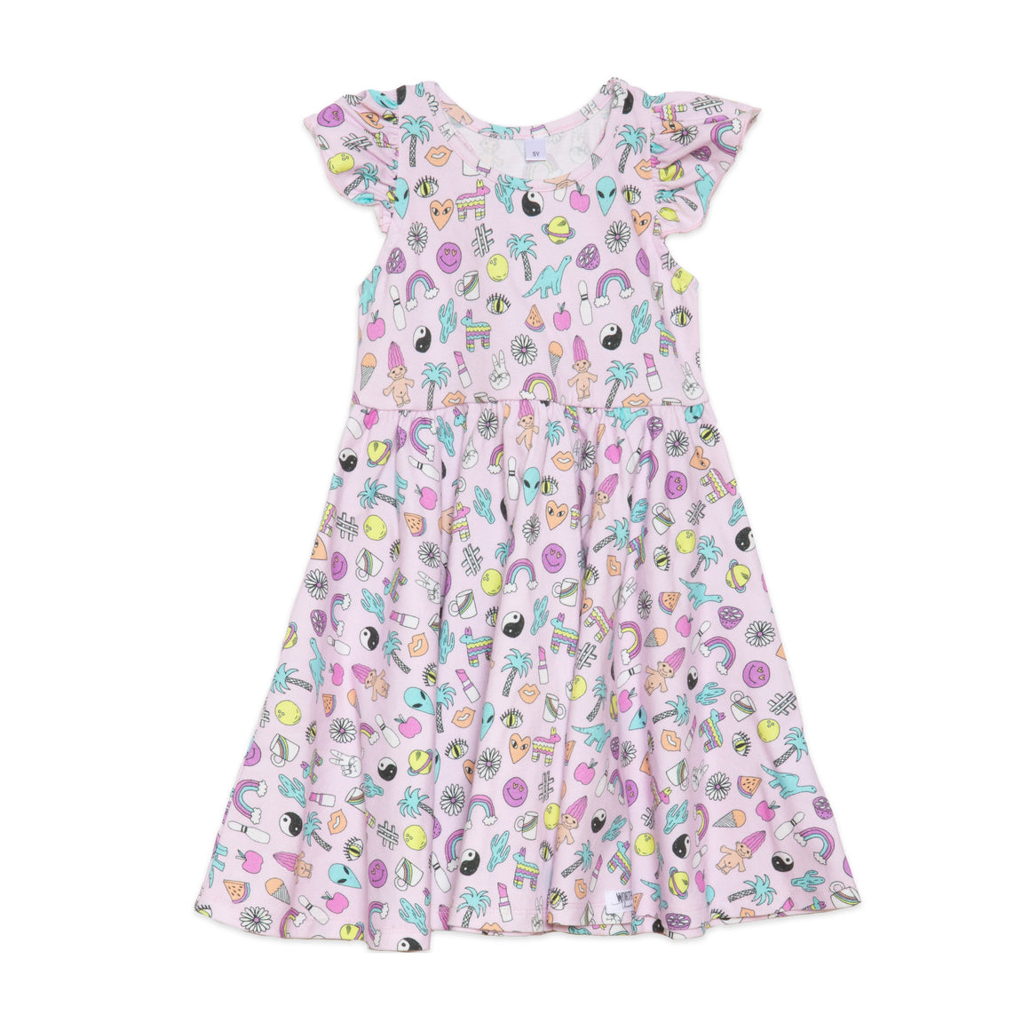Racer Back Twirly Dress in 90s Toys (Copy)
